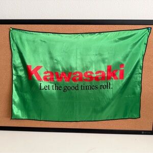 Kawasaki “ Let The Good Times Roll” Banner Flag